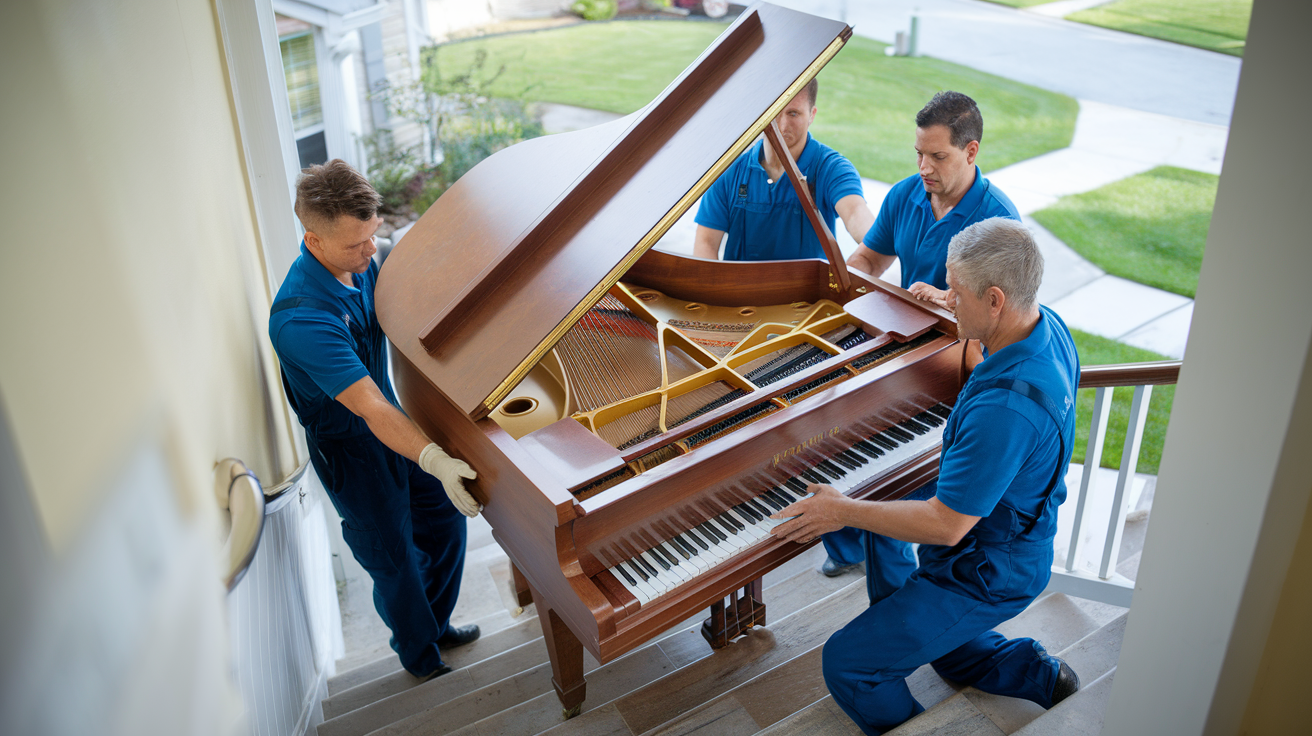 Expert Baby Grand Piano Moving Services by Black Hawk Moving
